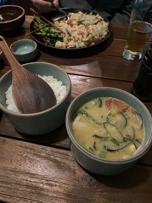 Vegan Green Curry at Ssong Thai in Seoul