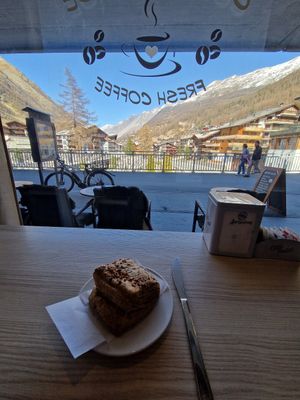  at Cup's Italian Coffee House in Zermatt