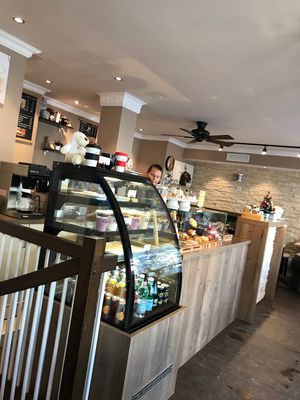 Interior at Cup's Italian Coffee House in Zermatt