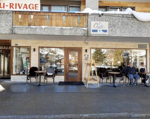 Exterior at Cup's Italian Coffee House in Zermatt