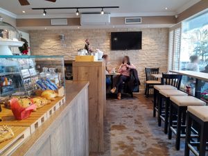 Interior at Cup's Italian Coffee House in Zermatt