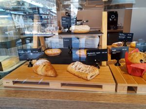 Vegan pastry at Cup's Italian Coffee House in Zermatt