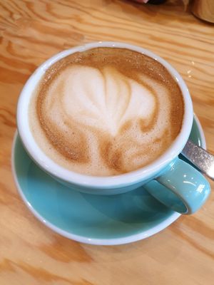 coffee at Karma Food - Ausstellungsstrasse in Vienna