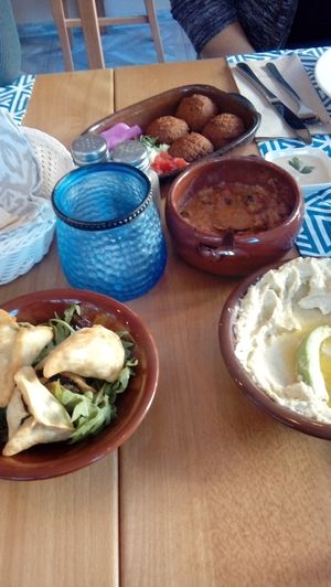 appetizers at Byblos Mezza House in Slupsk