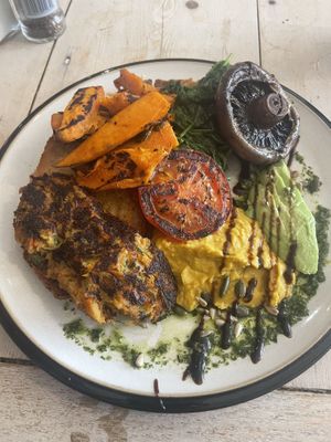 Rustic vegan   at Cafe Rust in Hove