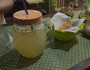 Lemonade, very lemony and very little sugar at Verde in Budva