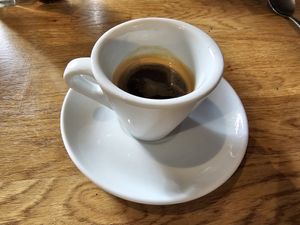 Double Espresso at Quay Arts Cafe in Newport