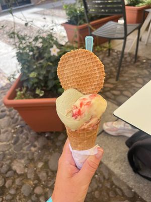   at Azzurra Ice Cream in Alghero