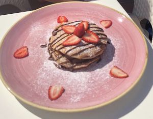   at Creme Cafe in Lanzarote