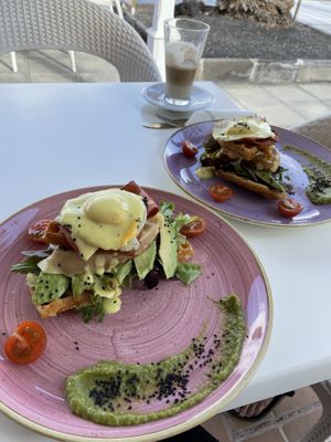   at Creme Cafe in Lanzarote