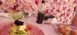 Fritz kola. Bennie and vegan fried eggs with vegan bacon at Creme Cafe in Lanzarote