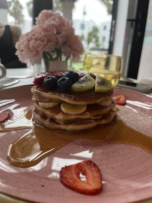   at Creme Cafe in Lanzarote