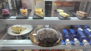 Cakes at Creme Cafe in Lanzarote