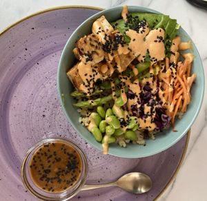 Buddah bowl  at Creme Cafe in Lanzarote