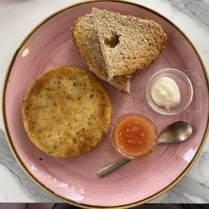 Spanish tortilla   at Creme Cafe in Lanzarote