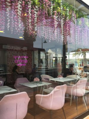 Inside   at Creme Cafe in Lanzarote