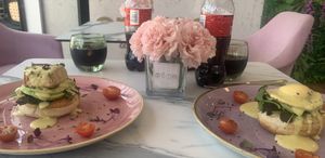 Absolutely gorgeous food in this wee cafe in Costa Teguise. All the cakes in cabinet were vegan as well as waffles & pancakes with vegan toppings including vegan Nutella!   at Creme Cafe in Lanzarote