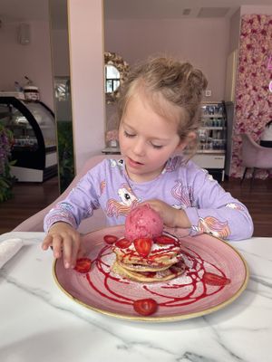   at Creme Cafe in Lanzarote