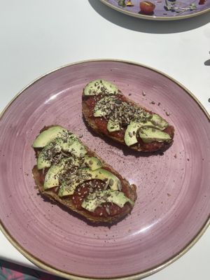   at Creme Cafe in Lanzarote