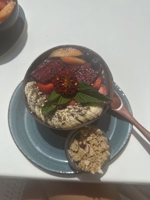   at Creme Cafe in Lanzarote