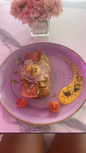   at Creme Cafe in Lanzarote