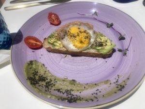   at Creme Cafe in Lanzarote