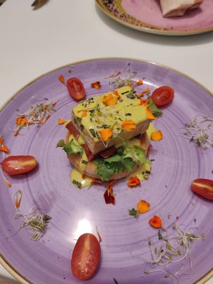 Vegan beenie at Creme Cafe in Lanzarote