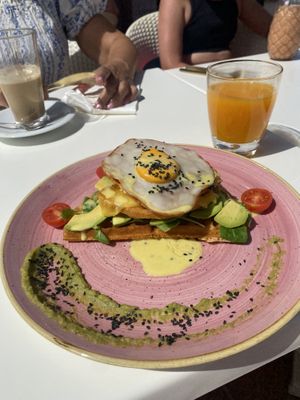 Creme Waffle   at Creme Cafe in Lanzarote