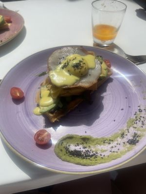   at Creme Cafe in Lanzarote