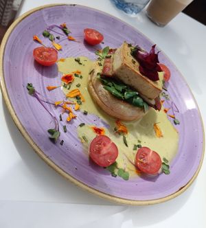 Vegan Bennie at Creme Cafe in Lanzarote