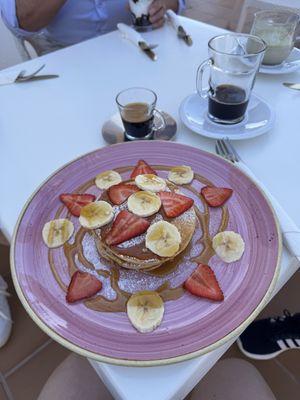   at Creme Cafe in Lanzarote