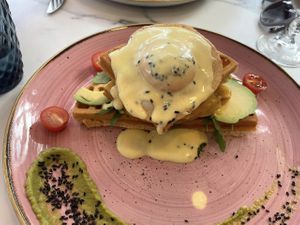   at Creme Cafe in Lanzarote
