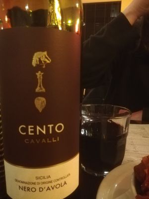 Vegan wine! at Paesano Pizza - West End in Glasgow