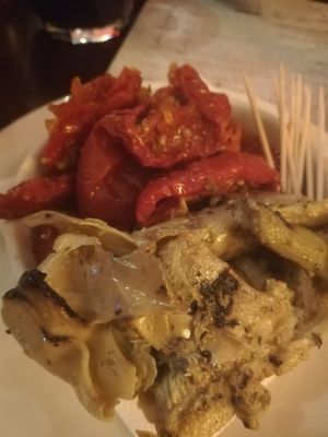 Sun blushed tomato and artichoke at Paesano Pizza - West End in Glasgow