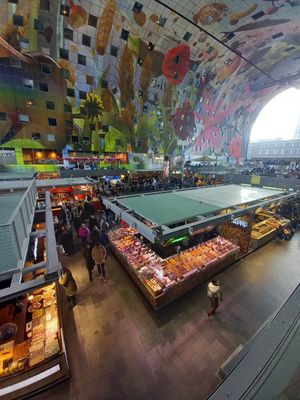 Somewhere in De Markthal at 55 Bombay Street in Rotterdam