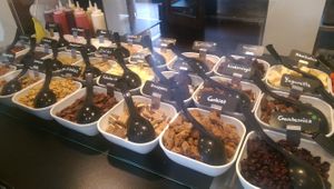 toppings selection at YOMARO - Königsstraße in Muenster