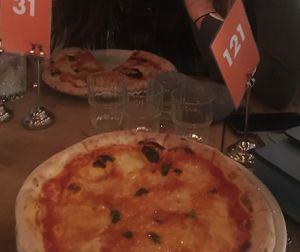 vegan pizza at Cuda Na Kiju in Warsaw