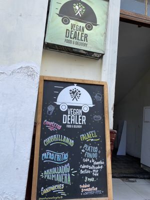 Missing: Yellow Tape  at Vegan Dealer in Santiago