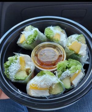 Mango summer rolls at Ye's Asian Vegan Kitchen in Hilliard
