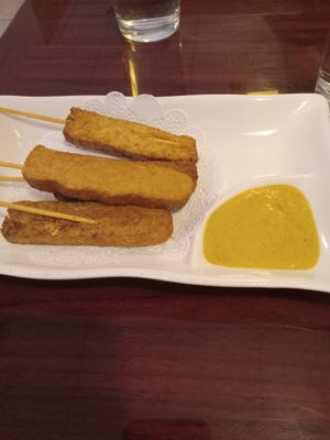 Satay tempeh at Ye's Asian Vegan Kitchen in Hilliard