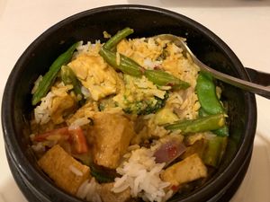 Malaysian Coconut Curry at Ye's Asian Vegan Kitchen in Hilliard
