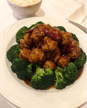 Broccoli and soy at Ye's Asian Vegan Kitchen in Hilliard