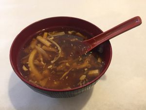 Hot and Sour Soup at Ye's Asian Vegan Kitchen in Hilliard