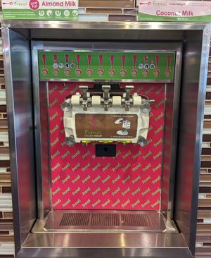 Almond Milk and Coconut Milk at Frenzi Frozen Yogurt in Gresham