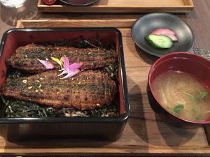 Unaju set at Saido in Tokyo