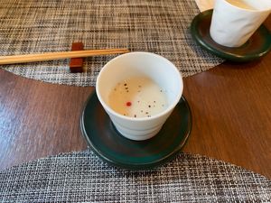 Welcome Soup at Saido in Tokyo
