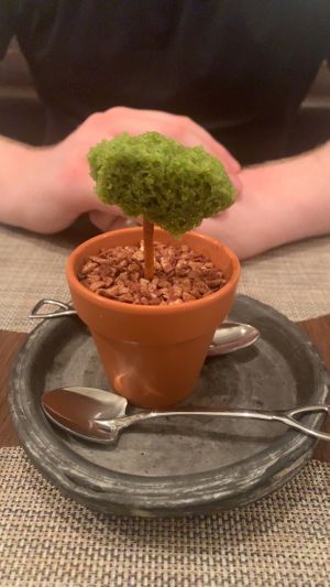 Raspberry mousse  at Saido in Tokyo