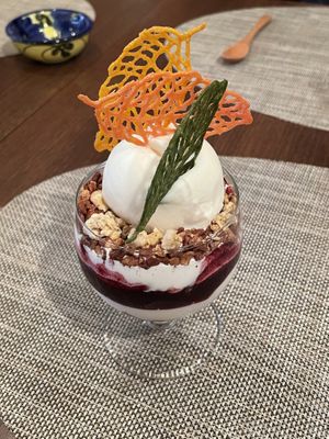 Sorbet parfait    at Saido in Tokyo
