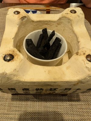 Charcoal fries at Saido in Tokyo