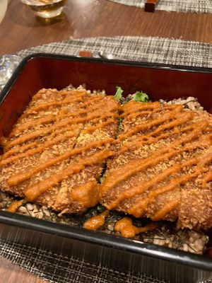 Katsu-don at Saido in Tokyo